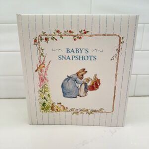 1990 Vintage CR Gibson Beatrix Potter Photo Album with Peter Rabbit Orginal Box